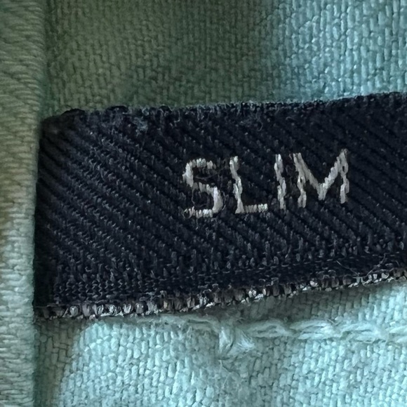 ZARA trafaluc Core denim collection jeans slim Size 4 small Light Green - Picture 8 of 9